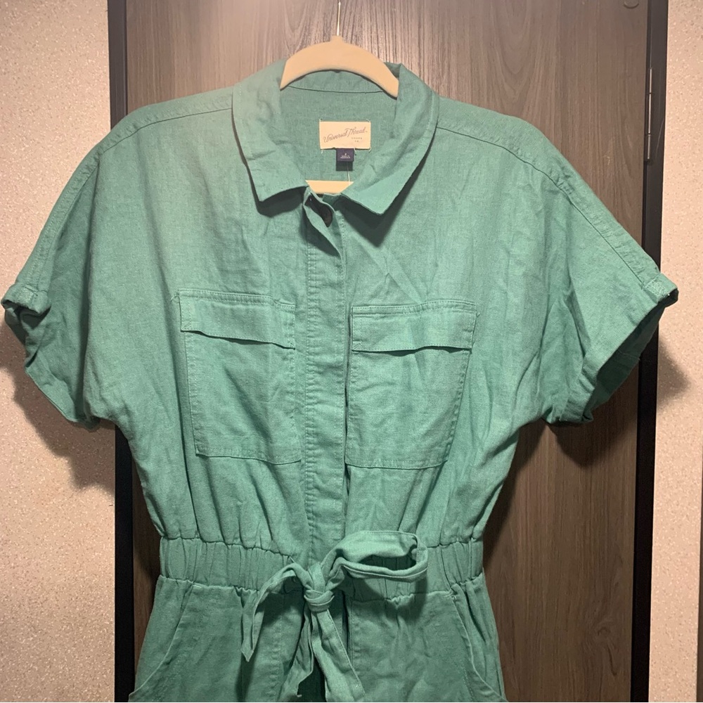 NWT Universal Thread Green Short Sleeve Jumpsuit Size 2 - Picture 5 of 12
